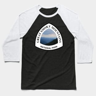 Great Smoky Mountains National Park shield Baseball T-Shirt